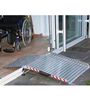 Wheelchair 2 piece entrance ramp