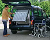 Wheelchair van ramp