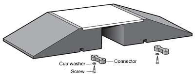 Polymer Heavy duty hose ramp
